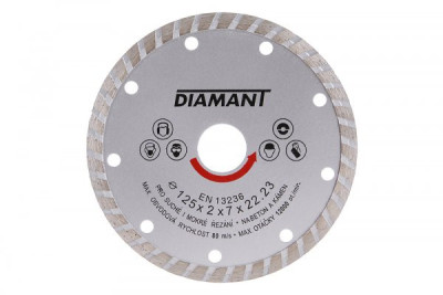 KOTOUČ ŘEZ. 125-22,23 DIAMANTOVÝ TURBO