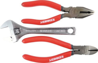 150mm CV PLIER, DIAGONALCUTTER & WRENCH SET 3-P