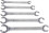 1/4'-7/8'A/F FL/NUT RINGSPANNER SET (5)